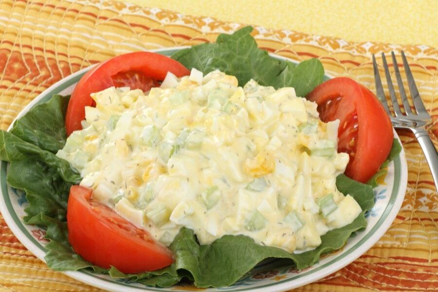 egg salad calories