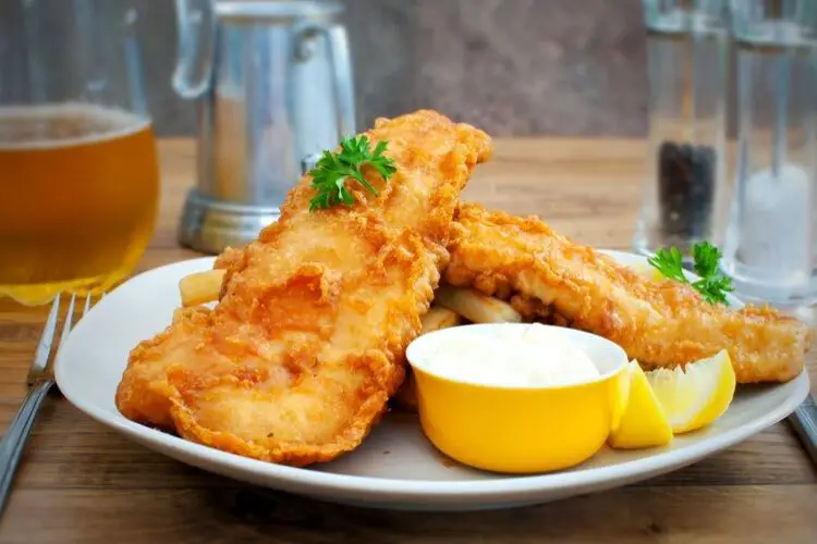 calories in fried fish